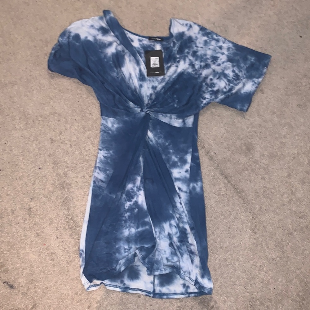 Fashion Nova Tied In The Dye Knot Dress